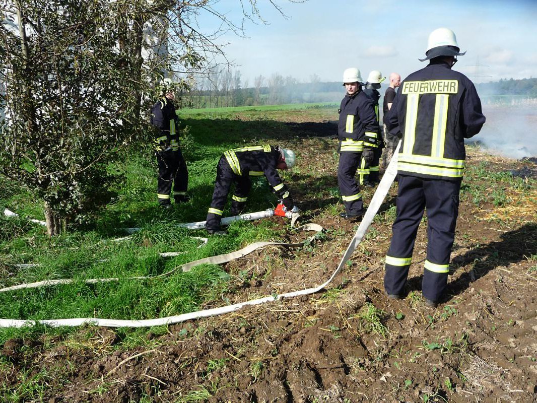 Einsatzübung Flächenbrand 18.10.2014